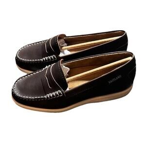 Eastland Baldwin Women's Penny Loafer Brown Leather Cushioned Lightweight Sz 6M
